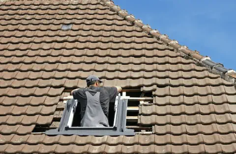 Pose de velux - Luze